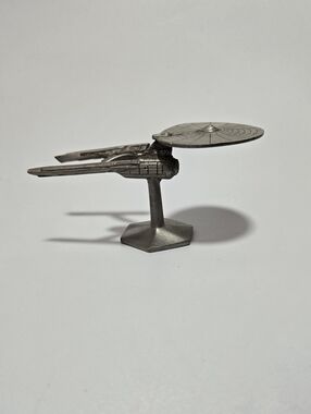 Vintage Star Trek USS Enterprise NCC-1701-A 1991 Rawcliffe Pewter RF 789 Mini
